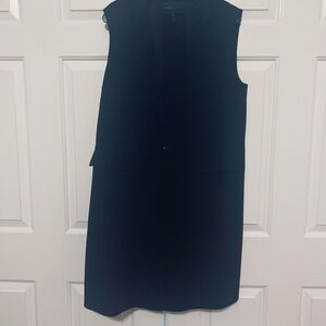 BCBGMaxAzria Classic Black Sleeveless Vest - Size Large